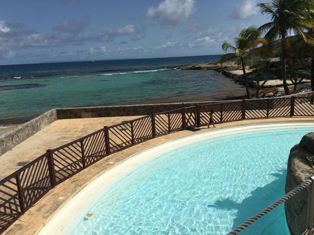 Studio Vue Mer Piscine Plage Kaz Punch Manganao Chez Julie Saint-Francois  Exteriér fotografie