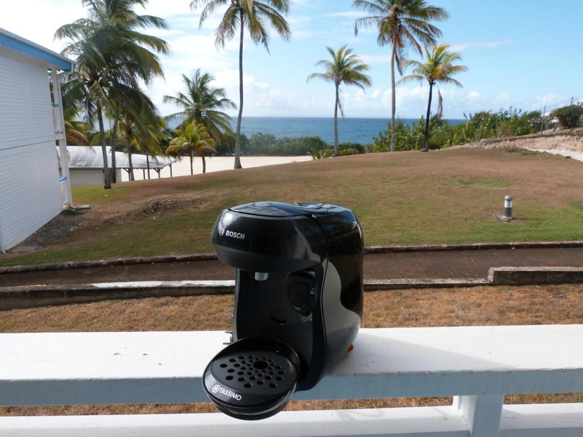 Studio Vue Mer Piscine Plage Kaz Punch Manganao Chez Julie Saint-Francois  Exteriér fotografie