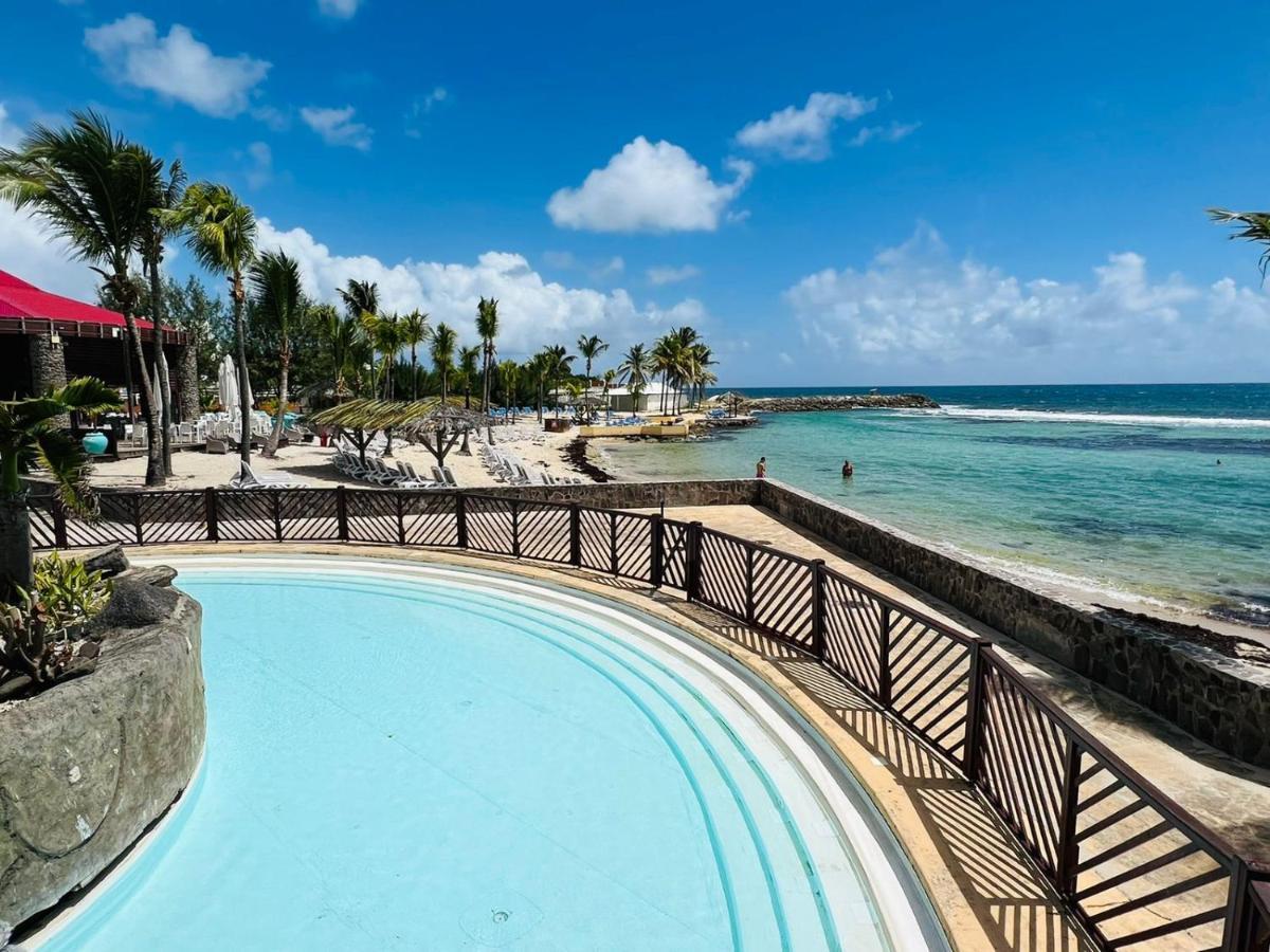 Studio Vue Mer Piscine Plage Kaz Punch Manganao Chez Julie Saint-Francois  Exteriér fotografie